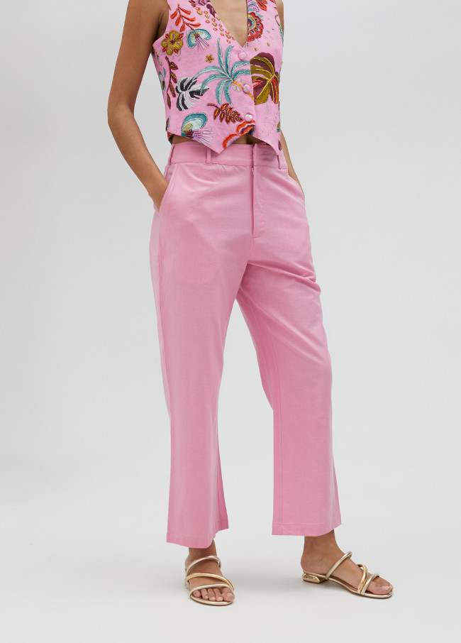 Rosa Culotte-Hose