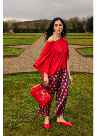 Pullover in maglia con maniche stile poncho