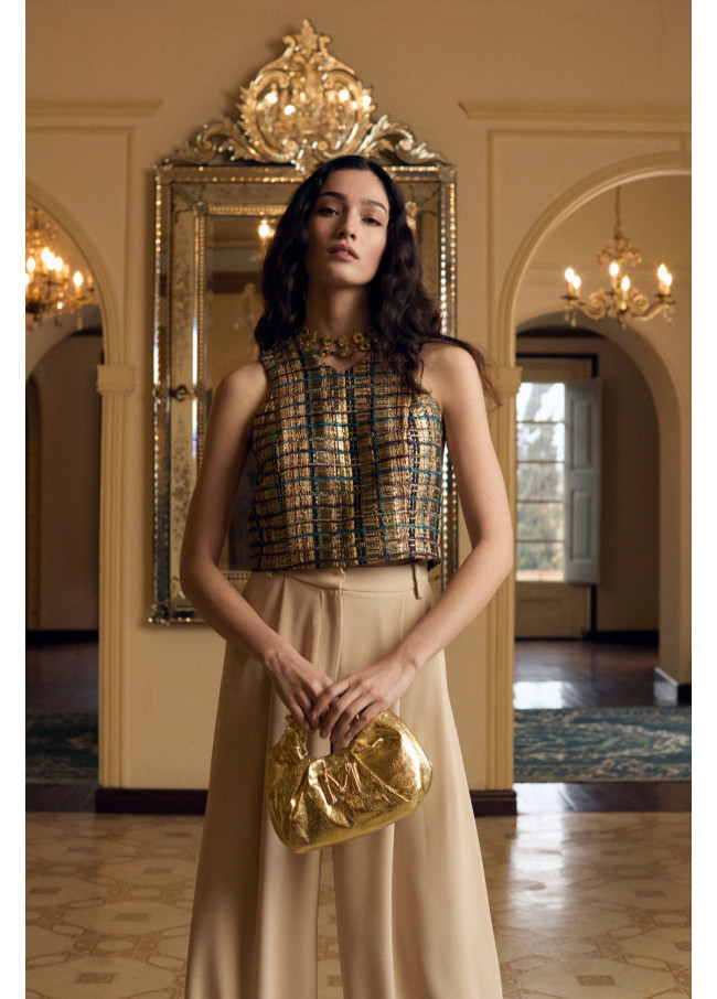 Top scollo all'americana