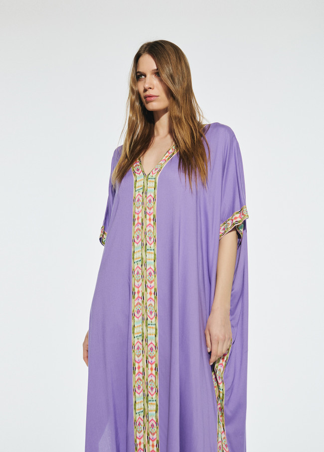 Long tunic with border