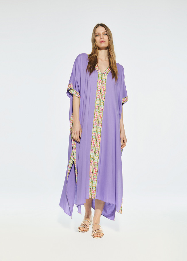 Long tunic with border