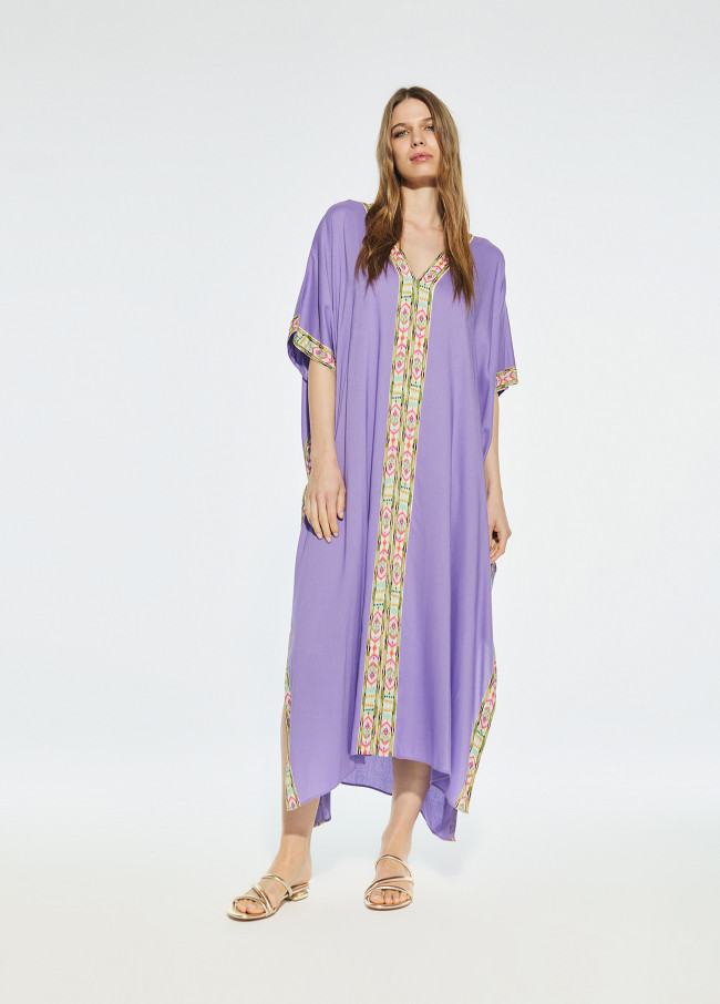 Long tunic with border