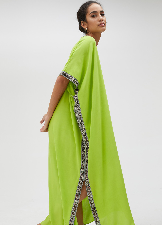 Tunique longue avec frise