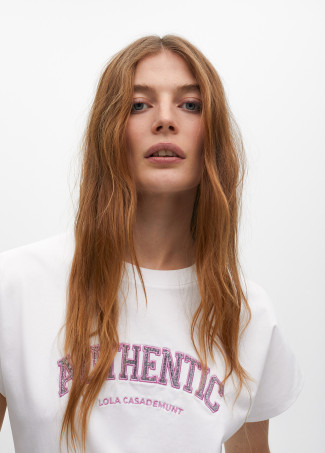 Camiseta estampado frontal