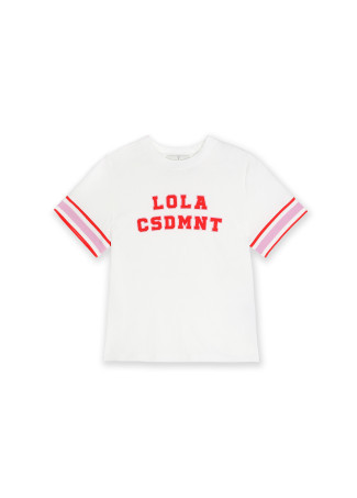 Lola T-shirt rib sleeve detail