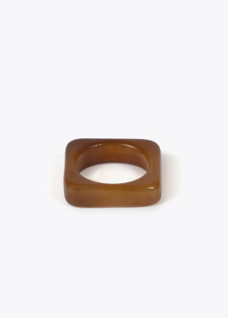 Pack of two-tone square rings