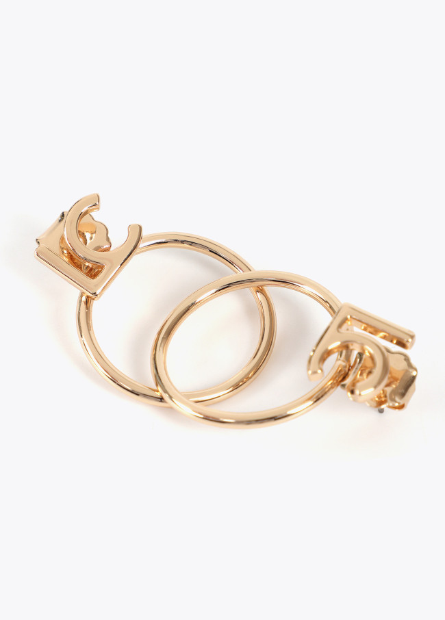 Pendientes aro frontal LC