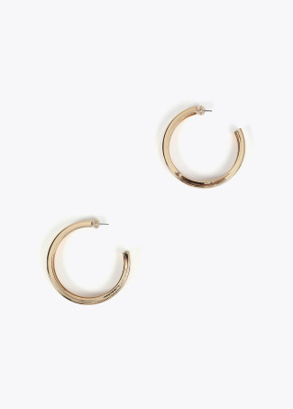 Large hoop earrings