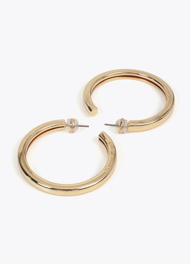 Small hoop earrings
