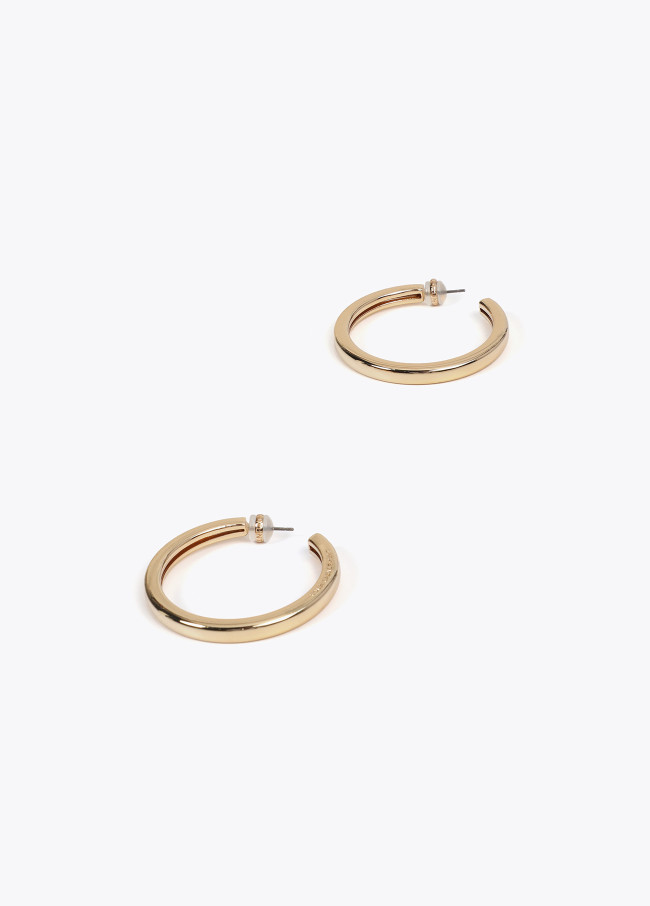 Small hoop earrings