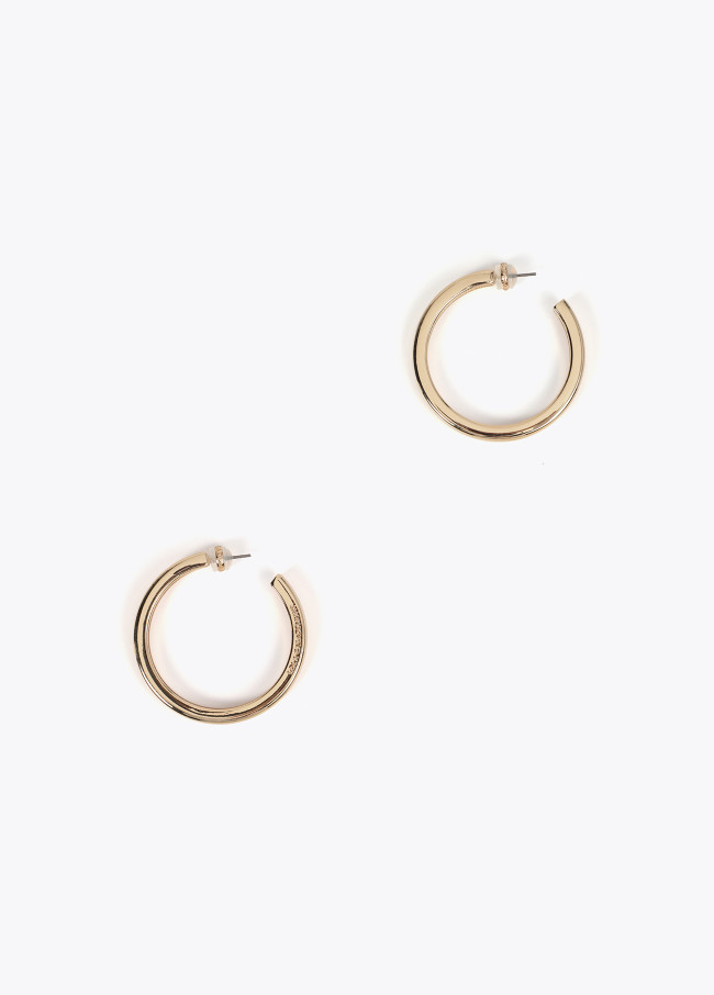Small hoop earrings