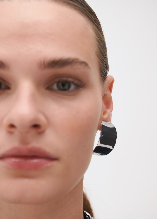 Pendientes facetados