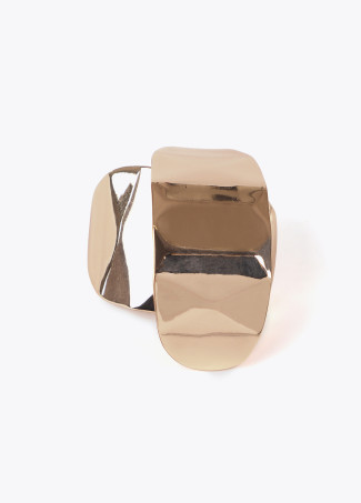 Goldene facettierte Ohrringe - Lola Casademunt