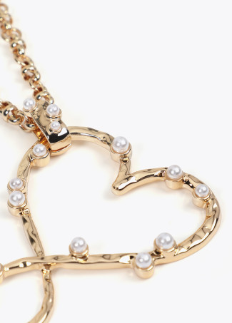Collana a Catena Fine con Cuore Infinito