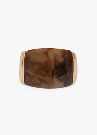 Bracciale rigido con pezzo acrilico