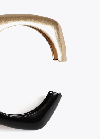 Two-tone square bracelet