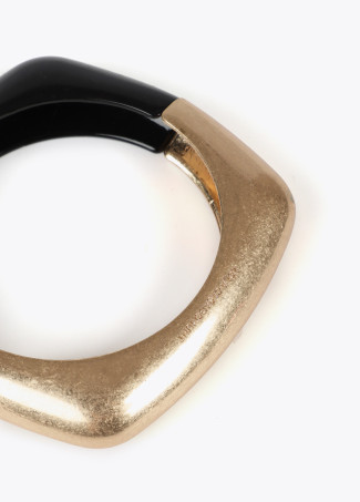 Two-tone square bracelet