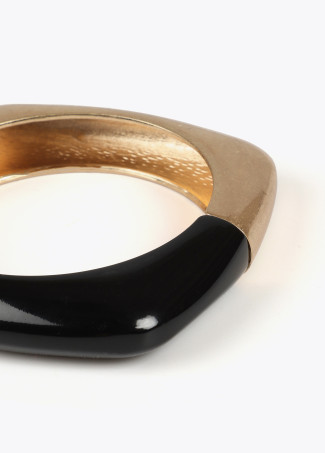Two-tone square bracelet