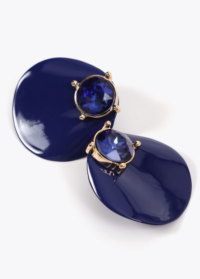 Midnight blue earrings