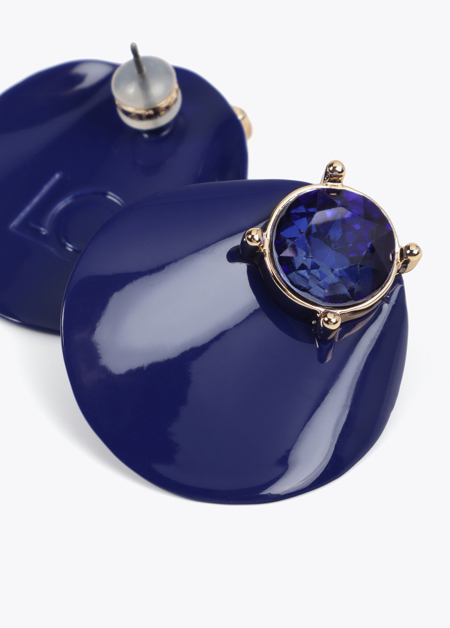 Midnight blue earrings