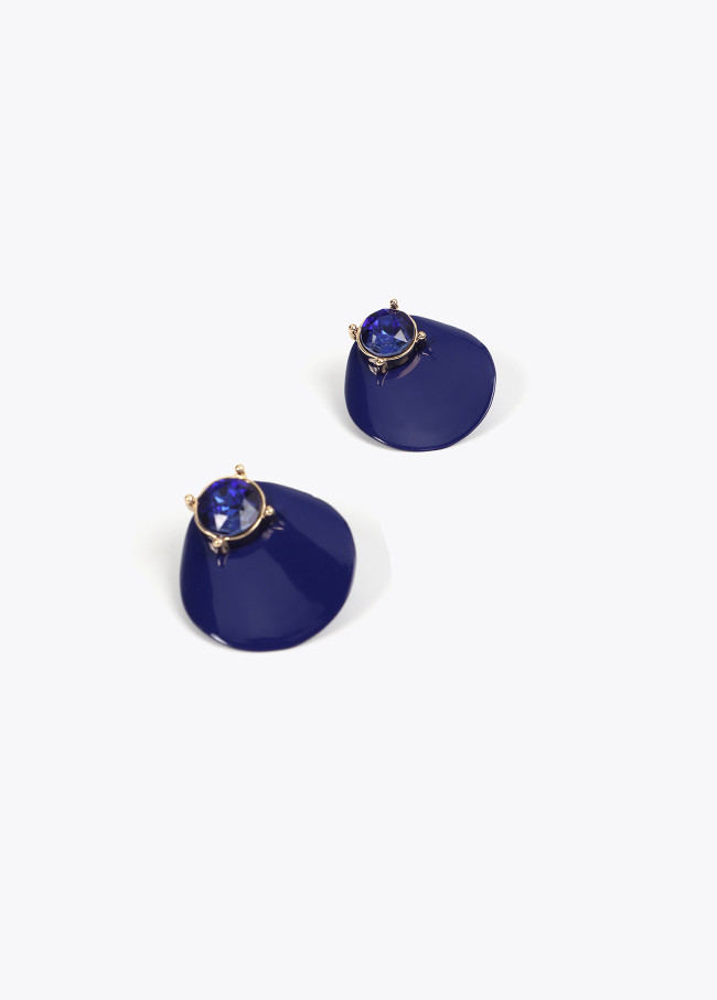 Midnight blue earrings