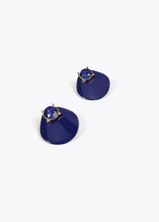 Midnight blue earrings