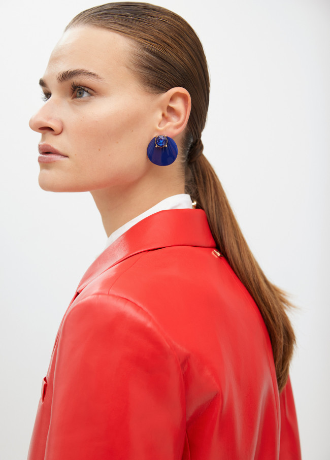 Midnight blue earrings