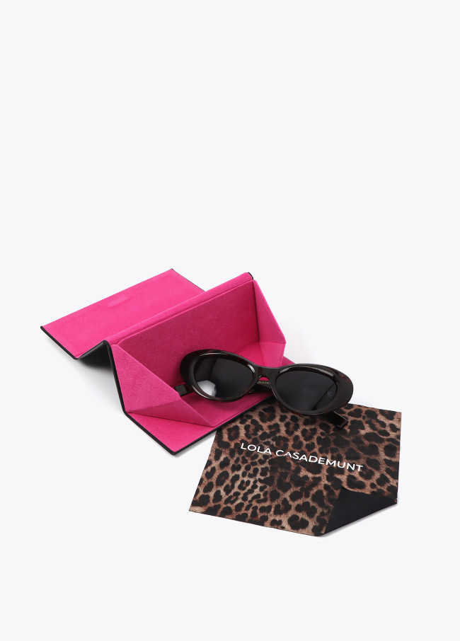 Gafa ovalada carey de acetato de celulosa