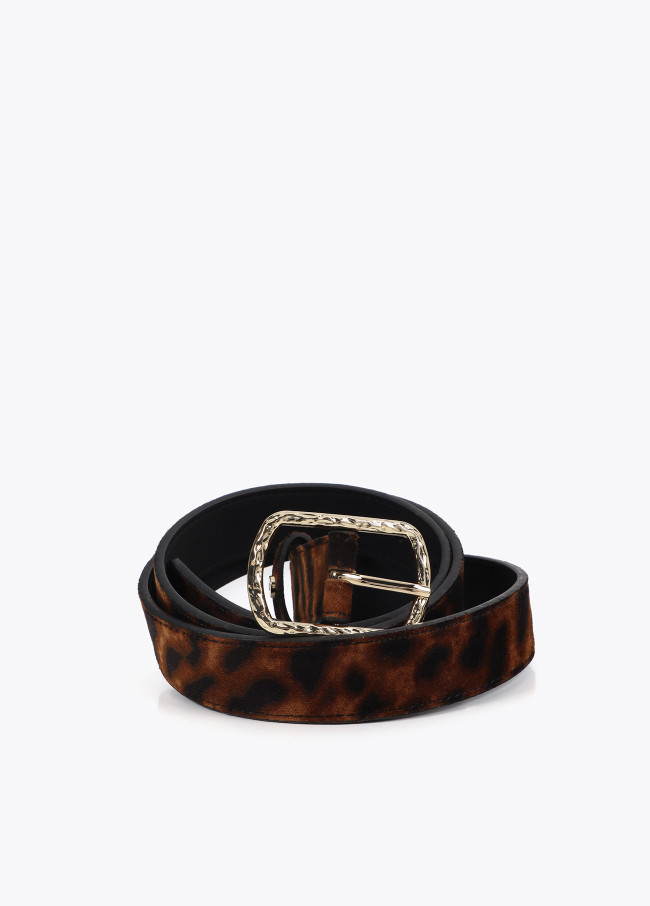 Cintura stretta stampa leopardo