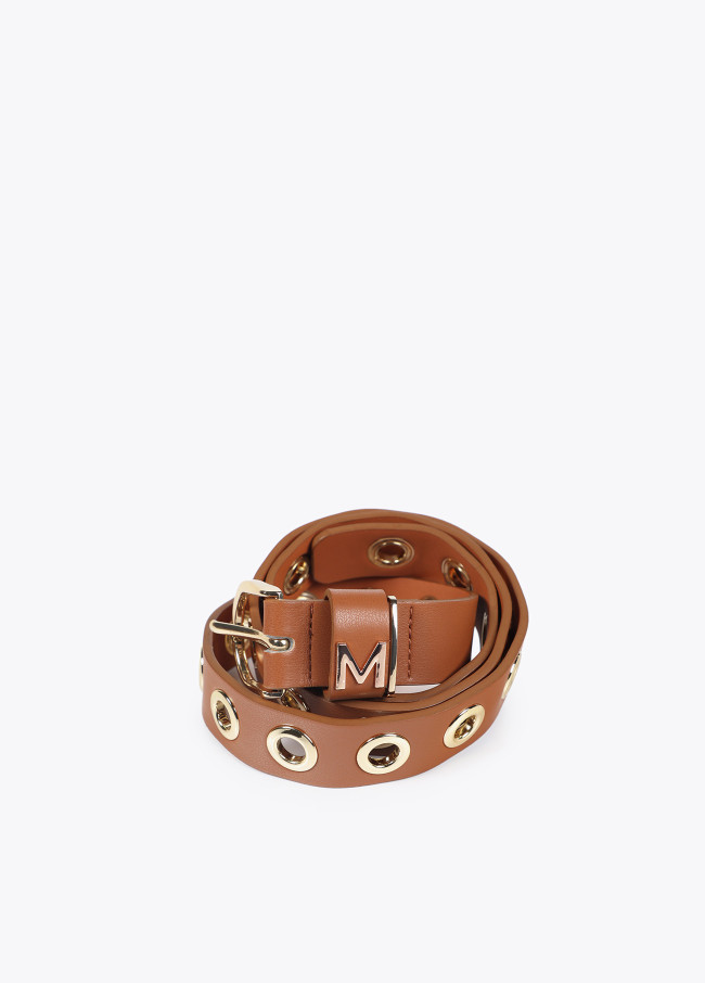 Belt with eyelets