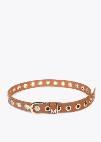 Belt with eyelets
