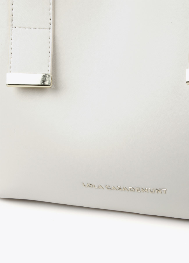 Medium bag with braided straps
