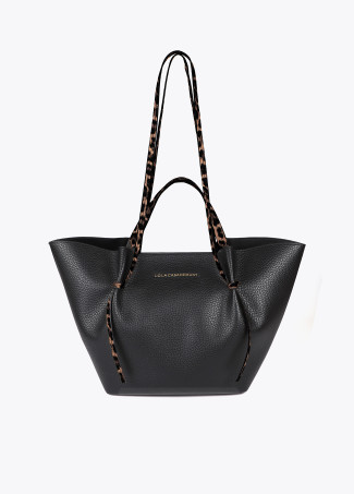 Bolso shopper detalles animal print