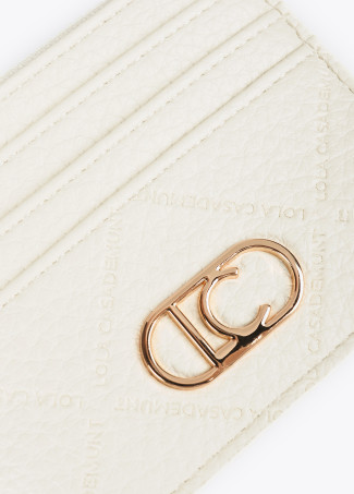 Diamond design monogram card holder