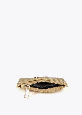 Diamond design monogram card holder