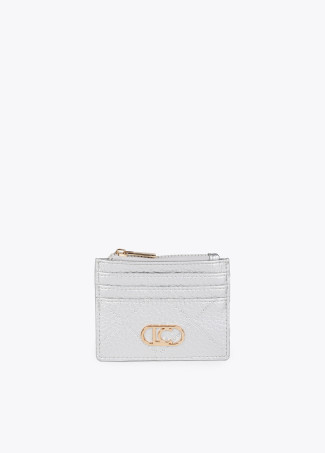 Diamond design monogram card holder