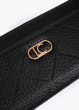 Diamond design monogram wallet