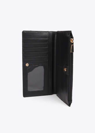 Diamond design monogram wallet