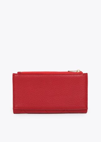 Diamond design monogram wallet