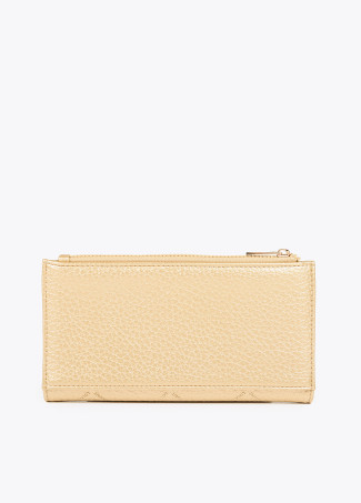 Diamond design monogram wallet