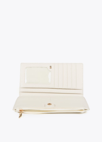 Diamond design monogram wallet