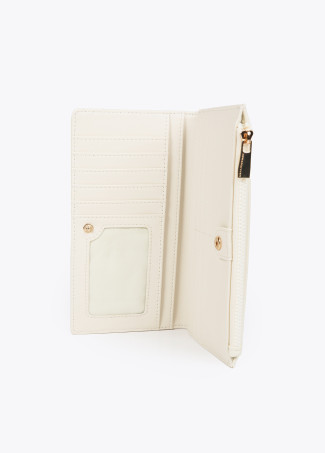 Diamond design monogram wallet