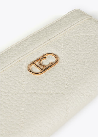 Diamond design monogram wallet