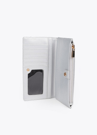 Diamond design monogram wallet