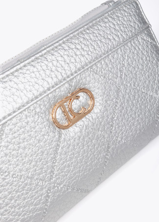 Diamond design monogram wallet