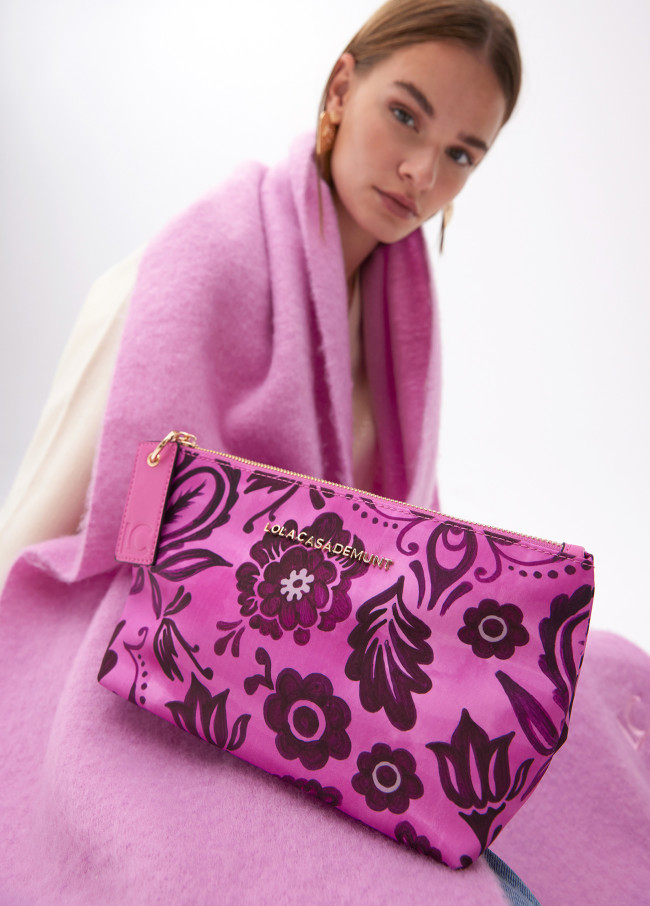 Neceser estampado flores