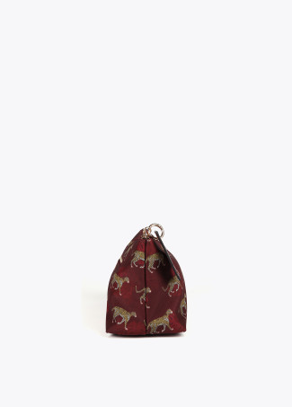 Floral print toiletry bag