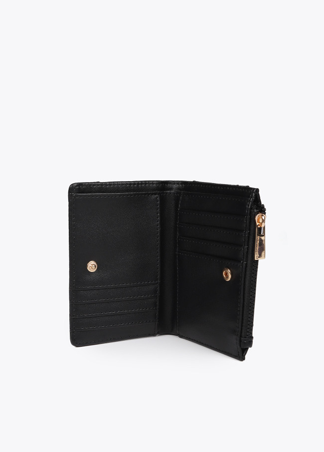 Diamond design monogram purse