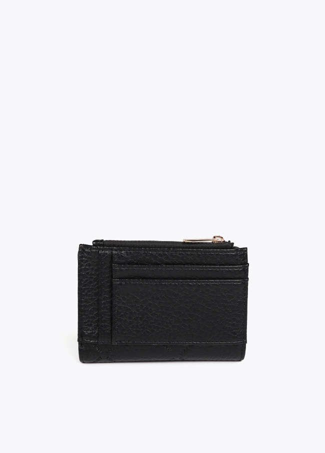 Diamond design monogram purse