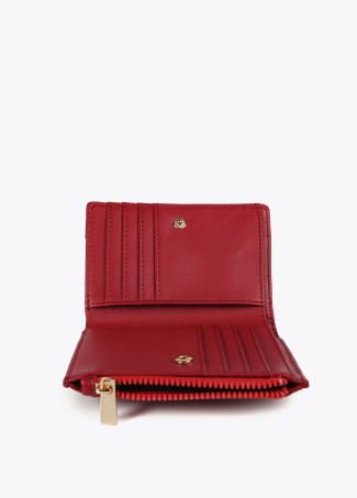 Diamond design monogram purse